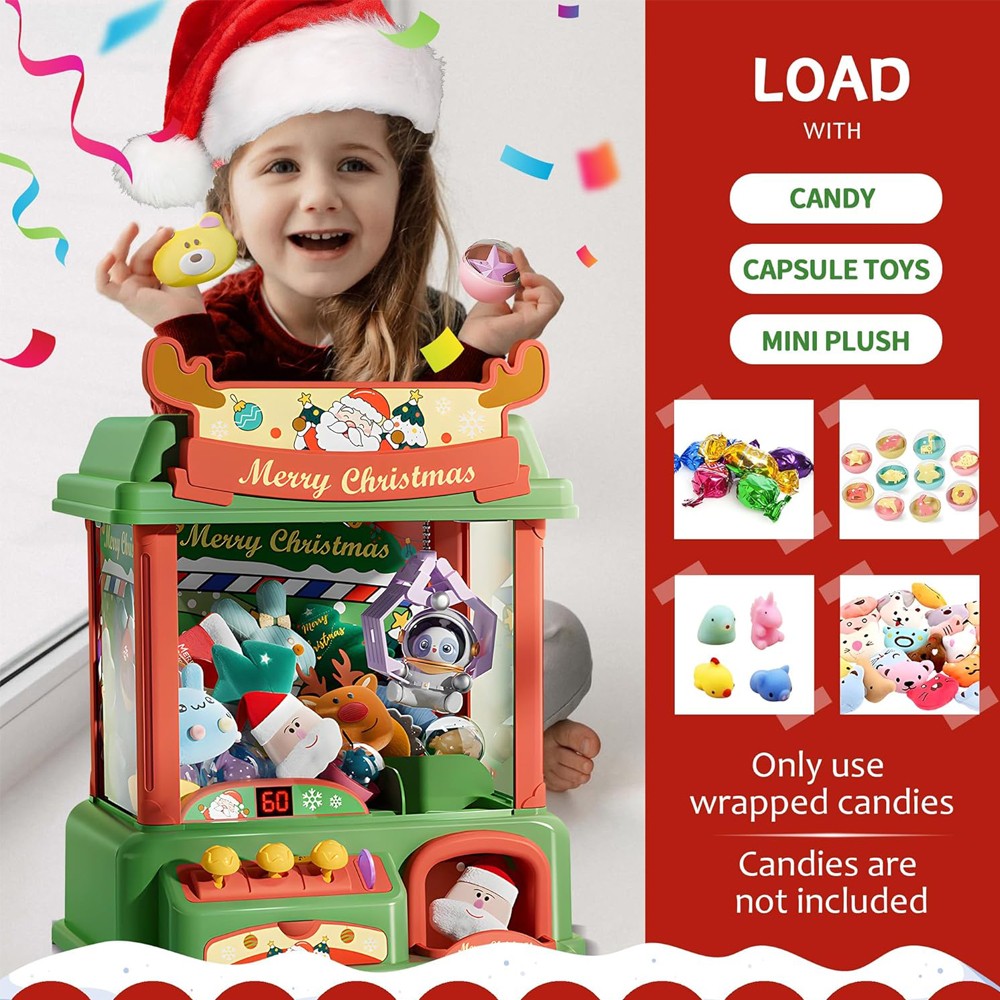 Christmas Claw Machine For Kid - Arcade Vending & Laundry Revenue 评论和价格