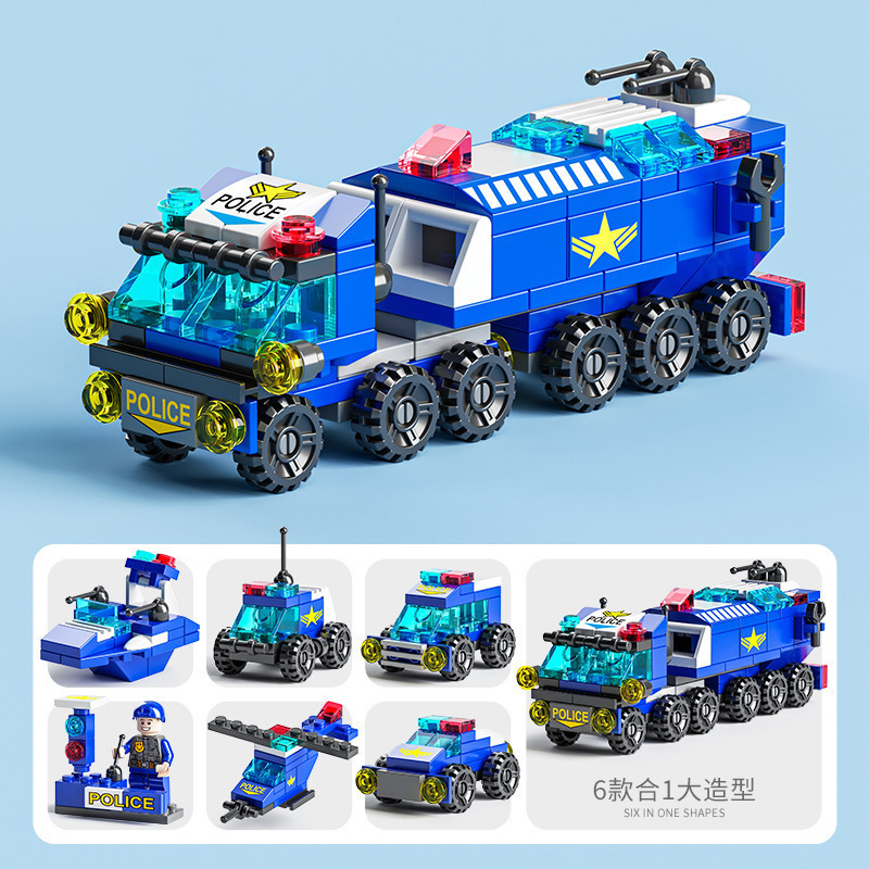 6 in 1 Mega City Building Set  - Claw Crane Machine 评论和价格